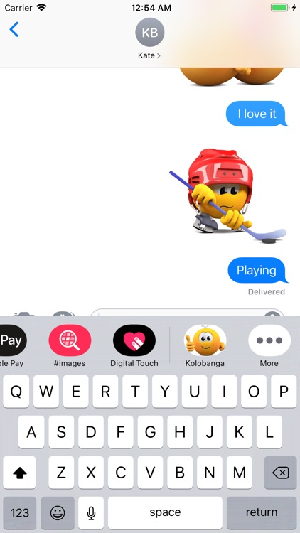 Kolobanga Sticker For iMessage screenshot-6