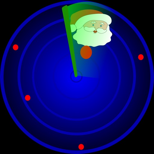 AR Magic Radar Santa Claus Icon