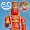 Learn the Telugu Hanuman Chalisa, recorded by His Holiness Sri Ganapathy Sachchidananda Swamiji, with easy word-by-word highlighting to make learning easy