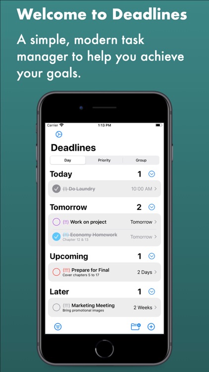 Deadlines: Priority To-do List