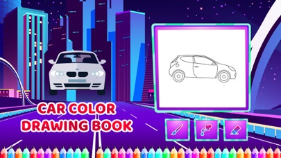 How to cancel & delete Car Colour Drawing Book from iphone & ipad 1
