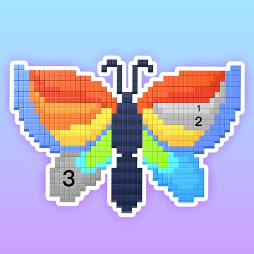 Fun Pixel - Color by Number Icon