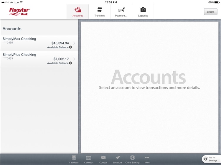 Flagstar Bank for iPad