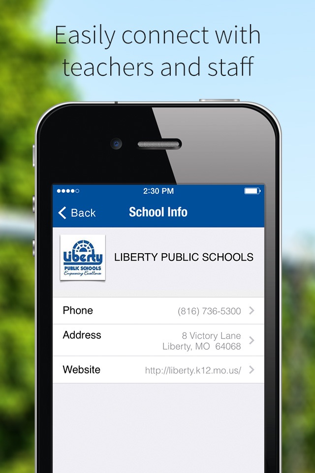 Liberty Public Schools screenshot 2