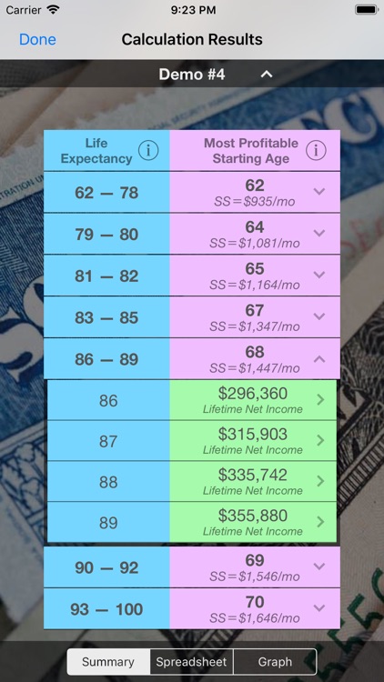 Social Security Calculator screenshot-3