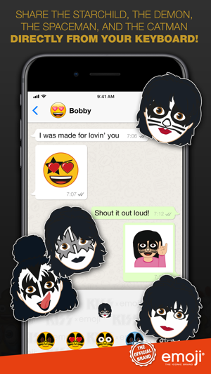 KISS® x emoji® Brand Keyboard(圖2)-速報App