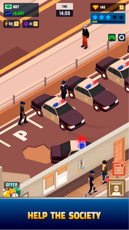 Idle Police Tycoon - Cops Game screenshot-3