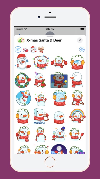 X-mas Santa & Deer
