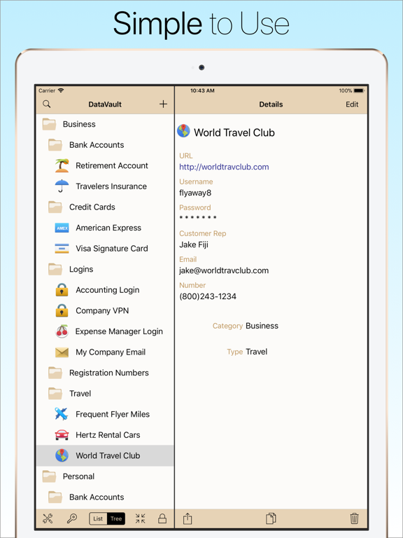 Password Manager Data Vault screenshot 3