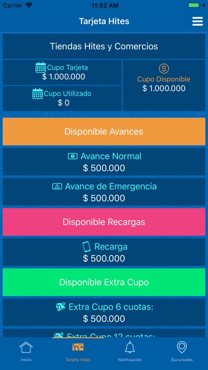 Tarjeta Hites screenshot-5