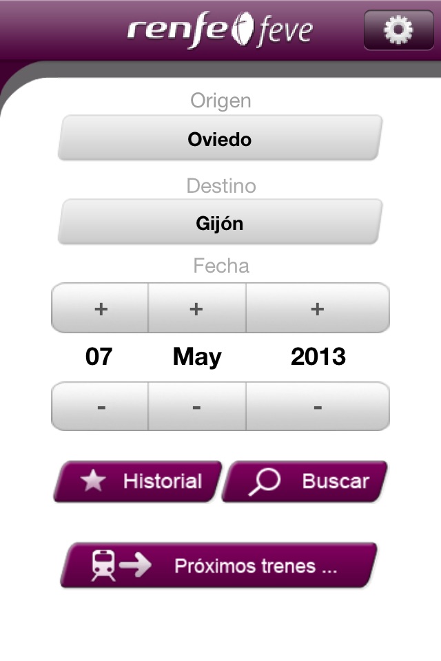 Horarios Renfe Feve screenshot 2