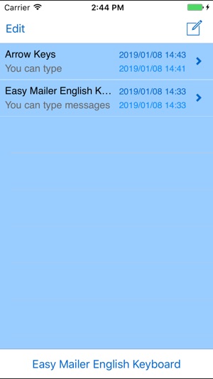 Easy Mailer English Keyboard(圖2)-速報App