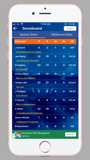 Cricket: Live Line &  Score(圖4)-速報App