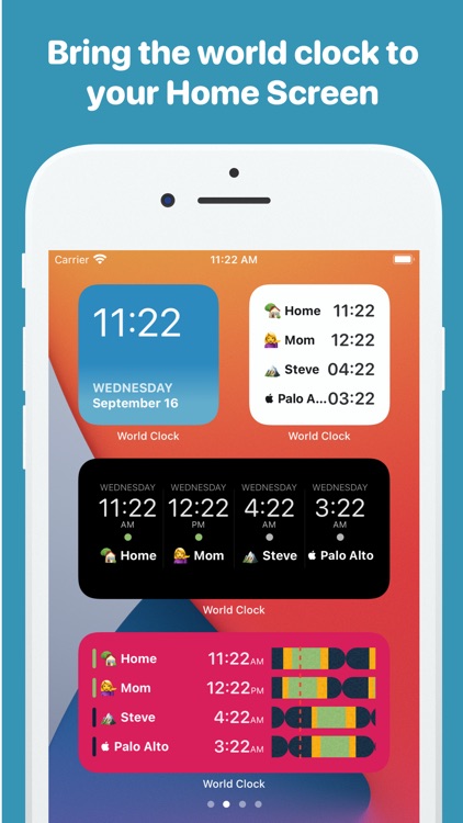 World Clock Time Widget screenshot-0