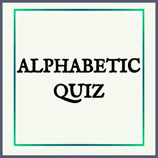 Alphabetic Quiz