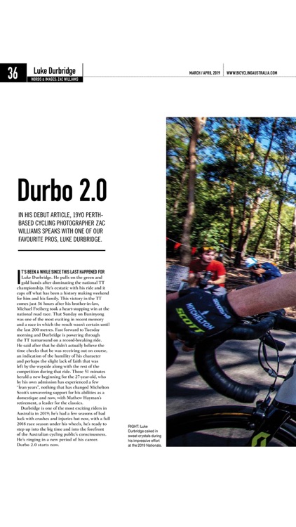 Bicycling Australia Magazine