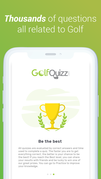 GolfQuizz: Quizzes for golfers screenshot 3