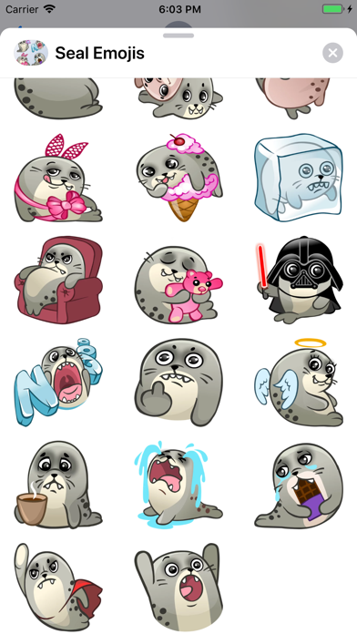 Seal Emojis screenshot 4