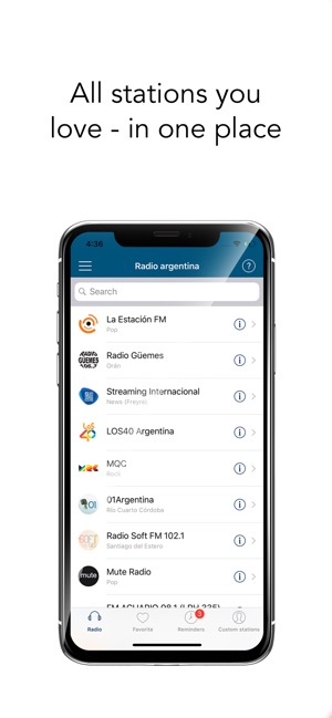 Radio de Argentina en vivo