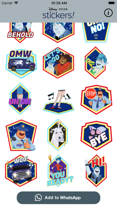 Pixar Stickers: Onward screenshot 2