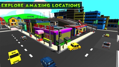 Taxi Driver Sim 3D: Crazy Cabのおすすめ画像1