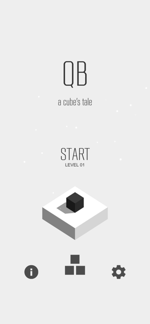QB - екранна снимка на приказката за куб