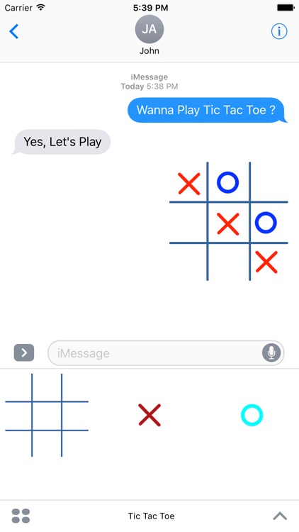 Tic Tac Toe (OX) For Messages screenshot-3