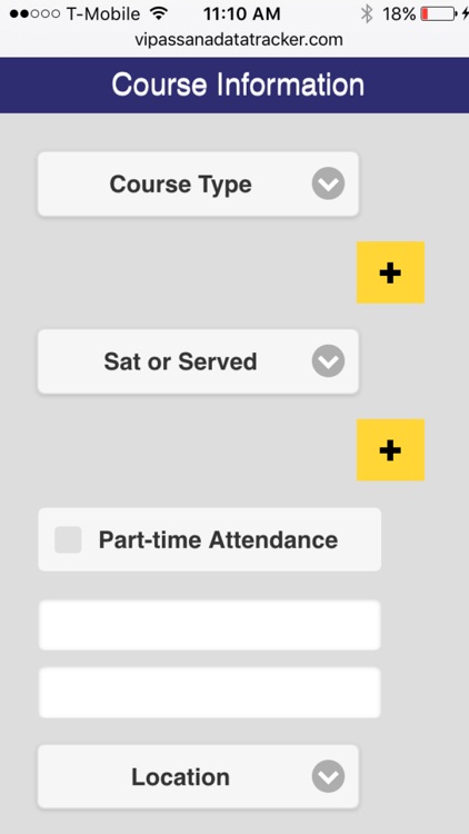 Vipassana Data Tracker