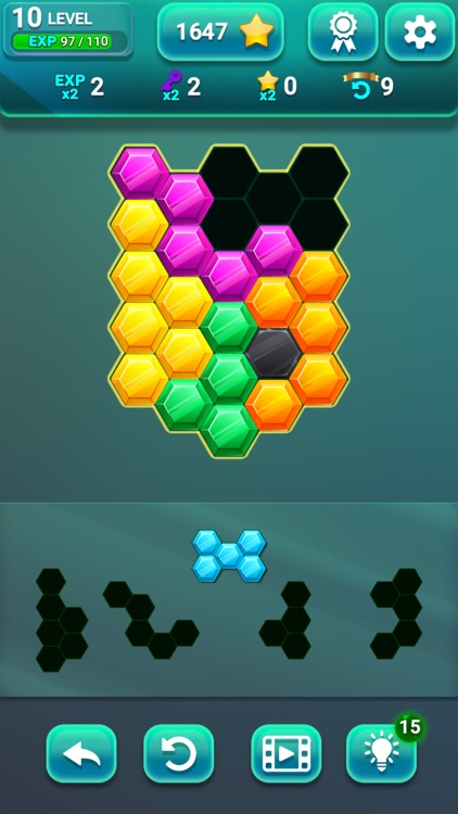 Hexa Gems Puzzle