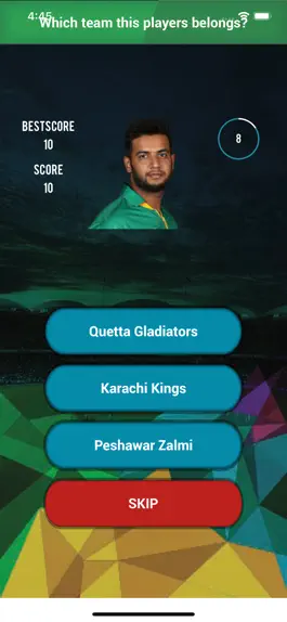 Game screenshot Cricket Player Team - PSL Quiz hack