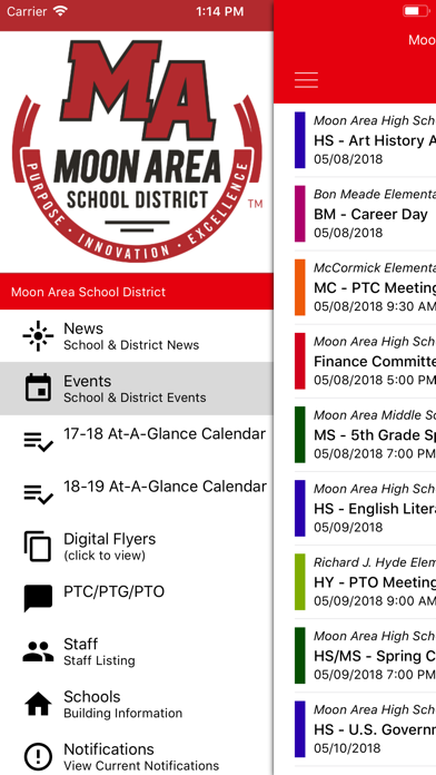 How to cancel & delete Moon Area School District from iphone & ipad 1