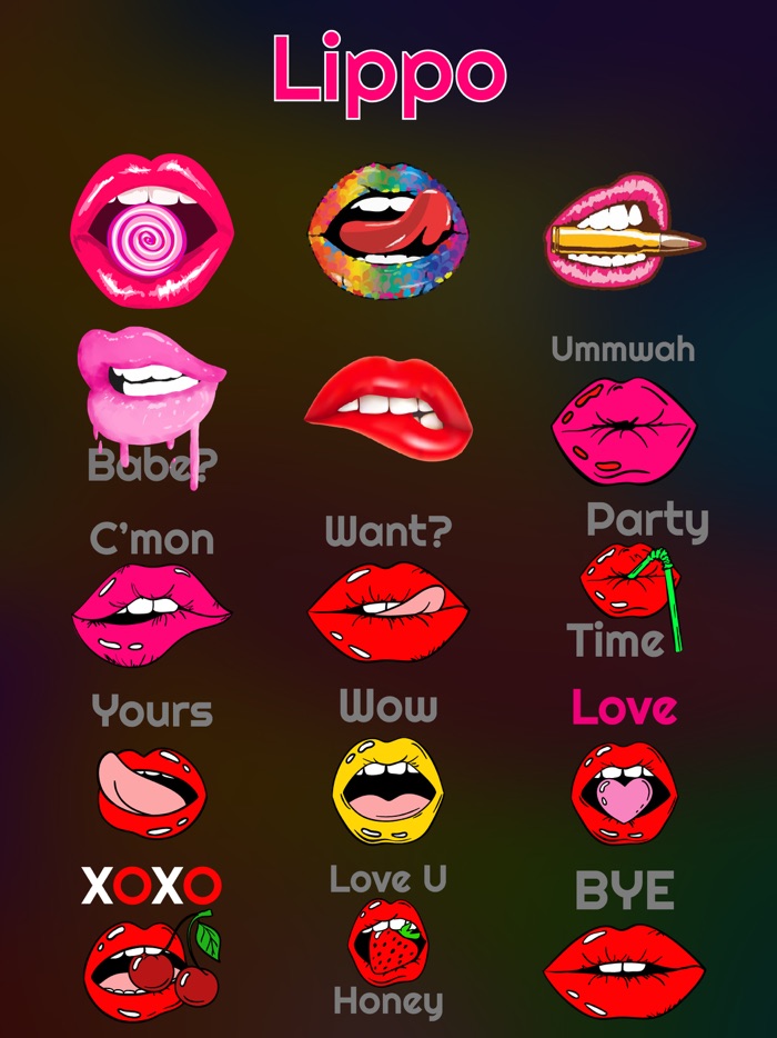 Lippo DirtyMoji Sticker Emojis