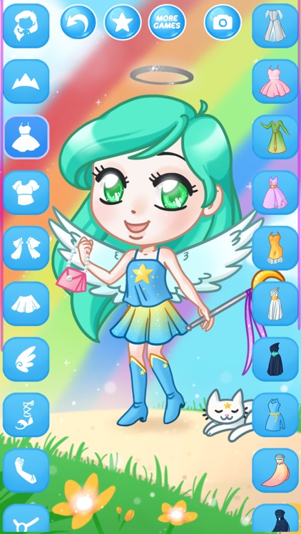 Chibi Angel Dress Up - Girls