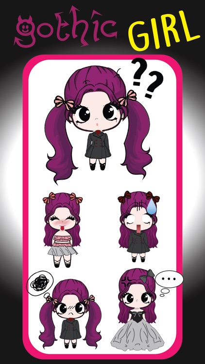 Gothic Girl-Goth Chibi