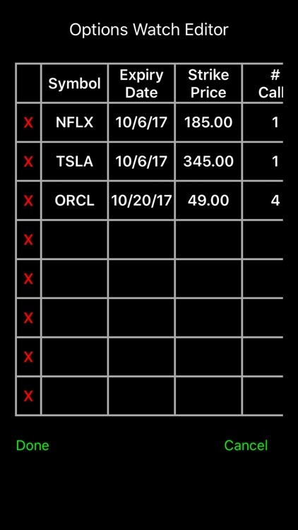 Options Watch