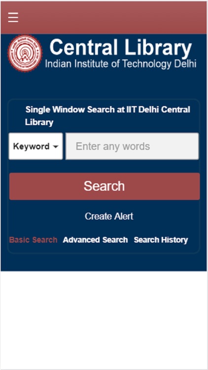 Single Window Search for IITD