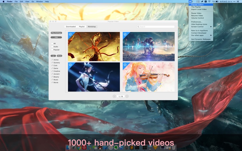 Dynamic Wallpaper Engine PC 버전: 무료 다운로드 - Windows 10,8,7 [한국어 앱]