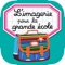 L'application "L'imagerie pour la grande école interactive" fonctionne avec le livre pour la jeunesse "L'imagerie pour la grande école" publié par Fleurus Editions en août 2018