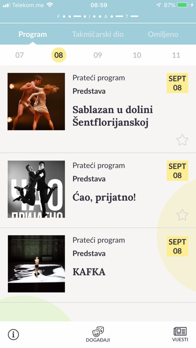 FIAT festival Podgorica screenshot 2