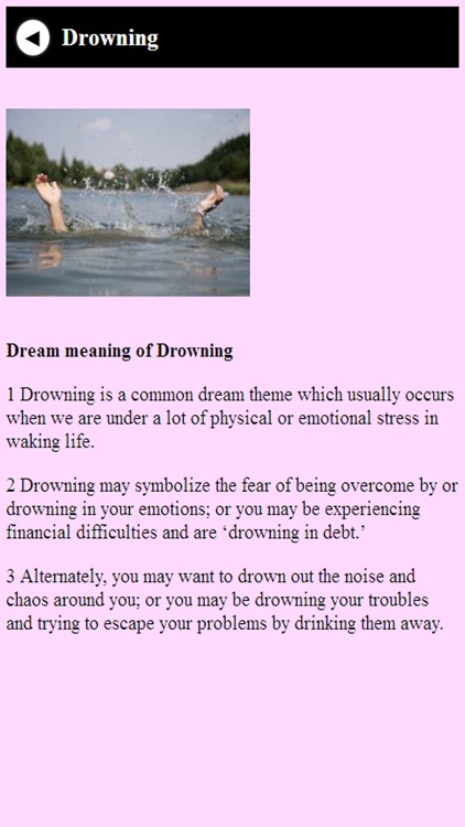 Dream meaning pocketbook screenshot-3