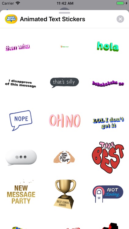 Animated Text Stickers screenshot-4