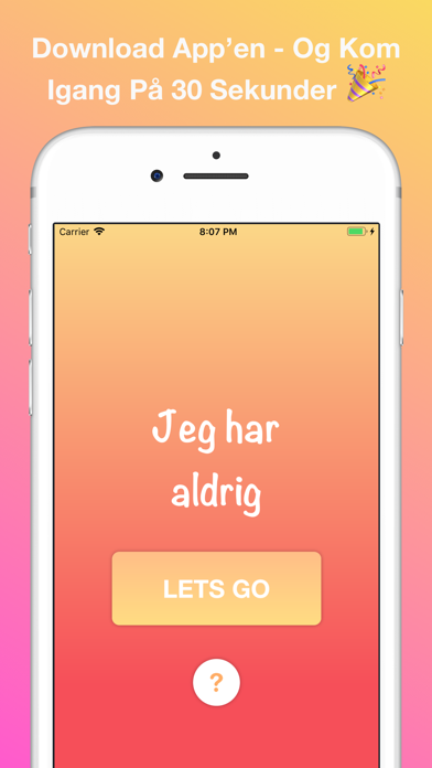 Jeg Har Aldrig - Fest spil! screenshot 4