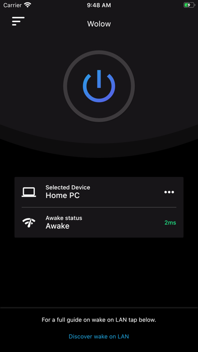Wolow - Wake on LAN screenshot 2