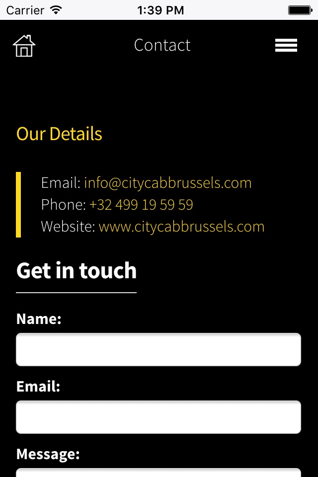 CITY CAB BRUSSELS screenshot 3