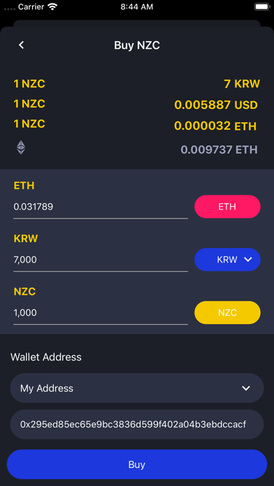 NZIN Wallet screenshot 3