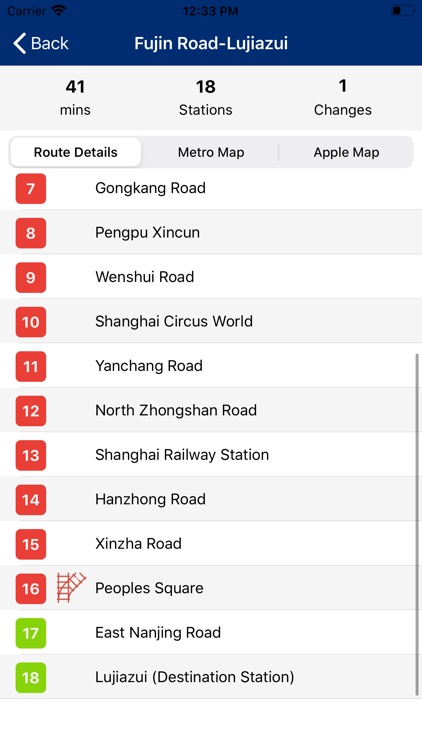 Shanghai Metro - Route Planner screenshot-3