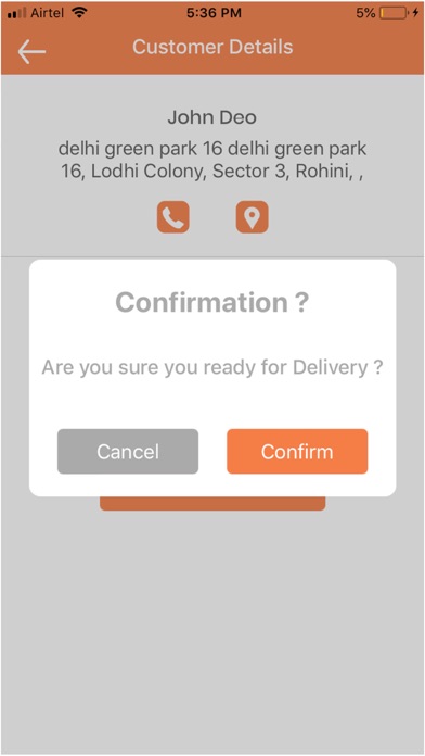 Table Monks Delivery App screenshot 3