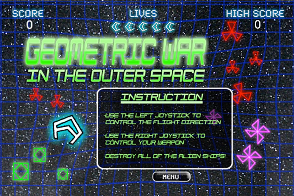 Geometric War In Outer Space screenshot 2