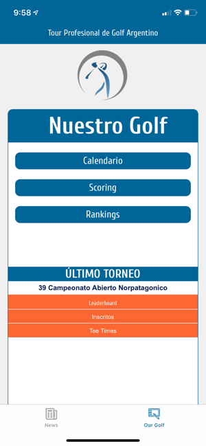 Tour Profesionales de Golf AR(圖3)-速報App