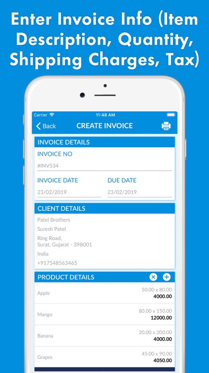 Invoice & Estimate Generator